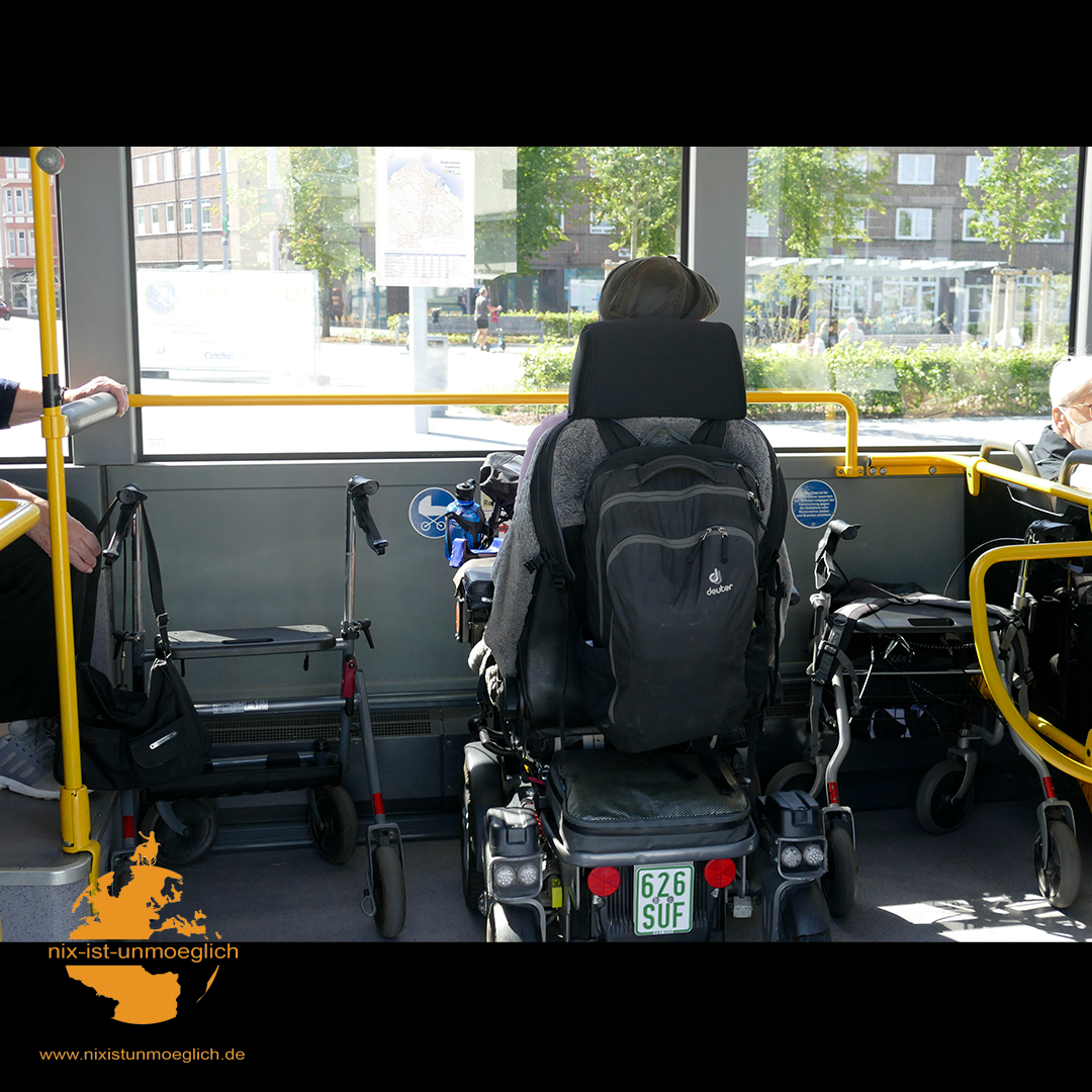 Sitzplatz im Linienbus