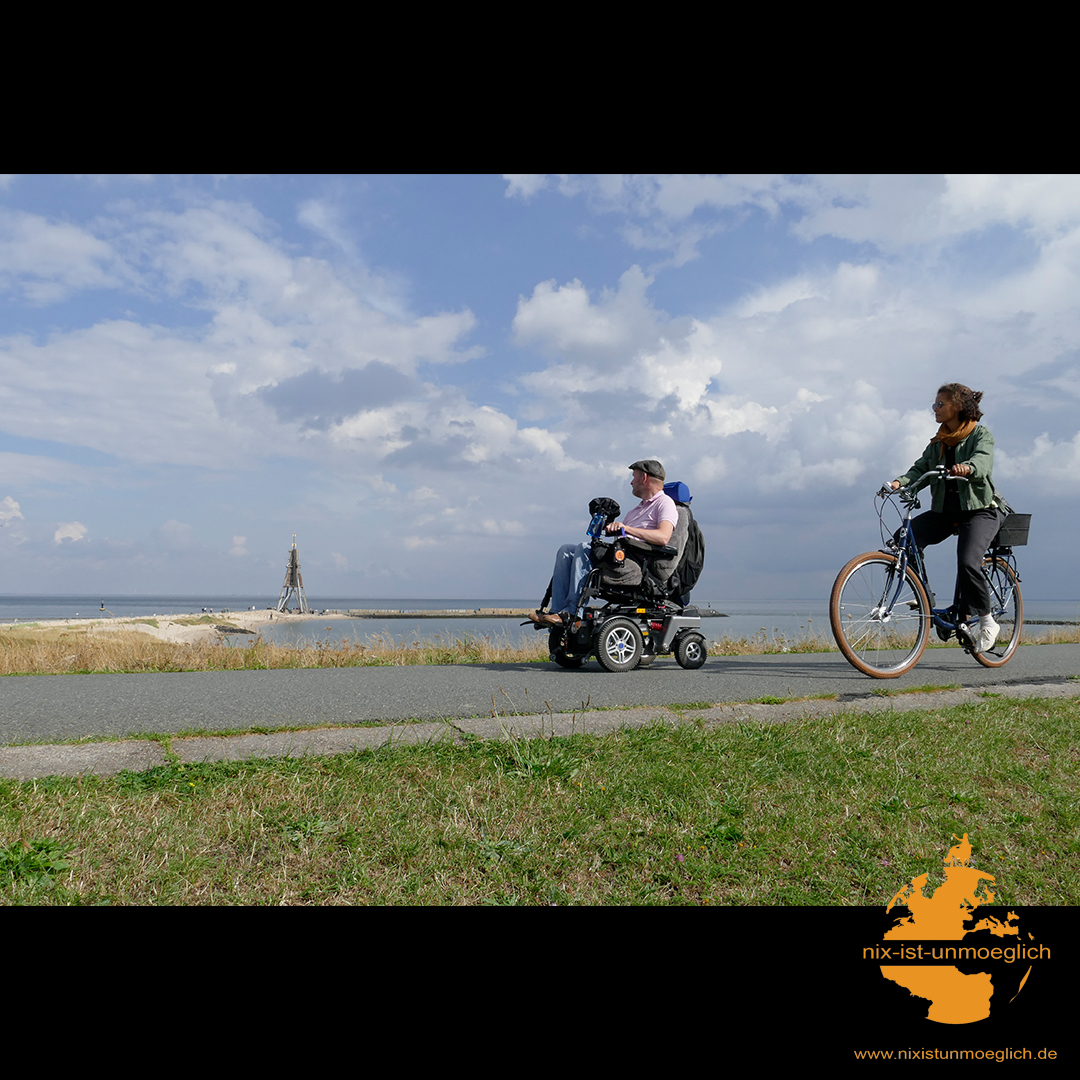 E-Rollstuhl/Fahrradtour